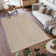 Comhan Lomira Ivory Cream Modern Wave Hi-Low Carved Indoor Shag Area Rug, Plush Polyester – Living Room & Bedroom