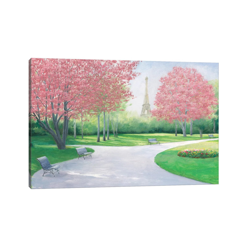 Parisian Spring by James Wiens - Wrapped Canvas Painting, 66.04 cm H x 45.72 cm W x 3.175 cm D