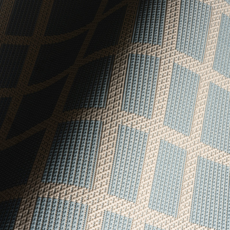  Tapis intérieur / extérieur moderne Vanya, Rectangle 4' x 6'