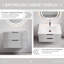 Meuble-lavabo gris 30 po sans lavabo