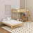 Twin Over Full Bunk Bed With Built-In Desk And Three Drawers-349565530