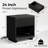 24'' W 1 - Drawer Nightstand With Built-In Outlets (Set of 2)-1041466491-1041466489