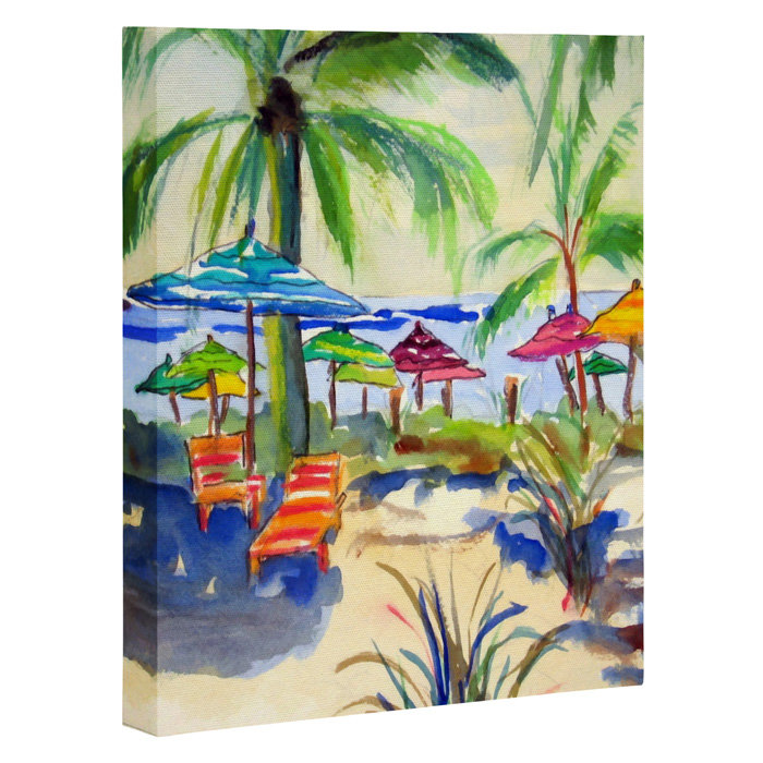 «Caribbean», reproduction d'art sur toile, H 30 po x l 24 po x P 1,5 po