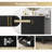 Sirois 31" Black Single Sink Bathroom Vanity With Solid Surface Composite Top-1678267906-1700714408