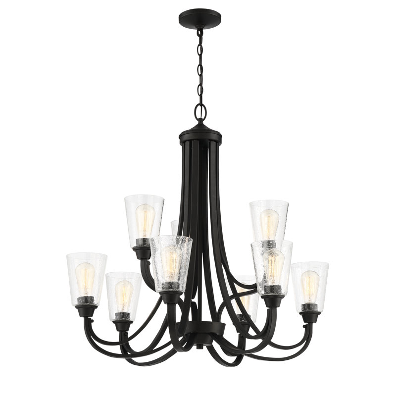 Lustre traditionnel ombré 9 lumières ozdemir, Espresso