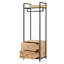 Alva Open Wardrobe with 2 Drawers-723994095