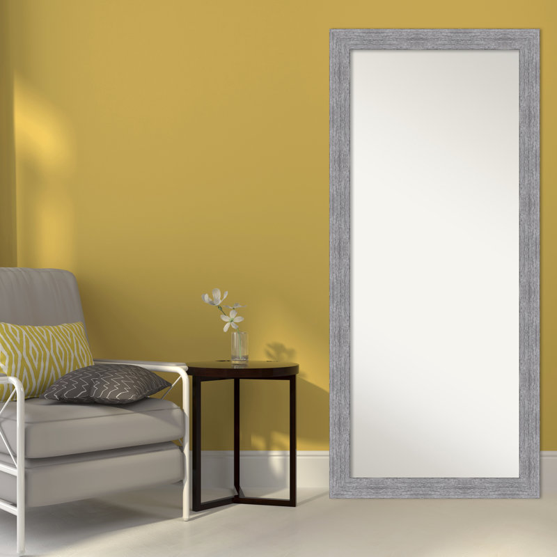 Shildon Flat Mirror, 65" x 29", Gray