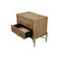 Table de chevet 2 tiroirs Latte