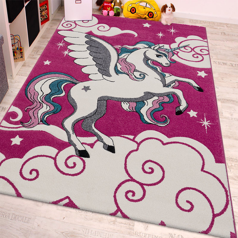 Renzo Flatweave Pink/Cream Rug, Rectangle 120 x 170cm