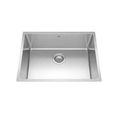 Brookmore 24.63 " L Undermount Single Bowl Stainless Steel Kitchen Sink