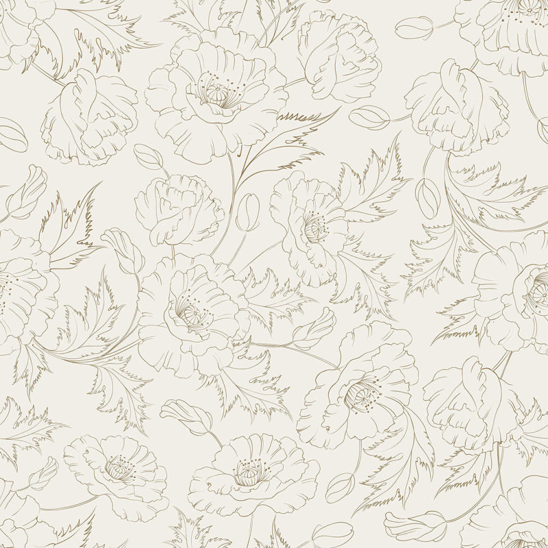 Imaam Peel & Stick Floral Tile, 2' W x 10.5' L