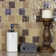 Geo 2 in. x 2 in. Textured Glass Straight Edge Brick Mosaic Wall & Pool Tile