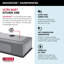 Évier de cuisine à cuve simple en acier inoxydable de calibre 16 avec accessoires Delta Lenta ™-80712677