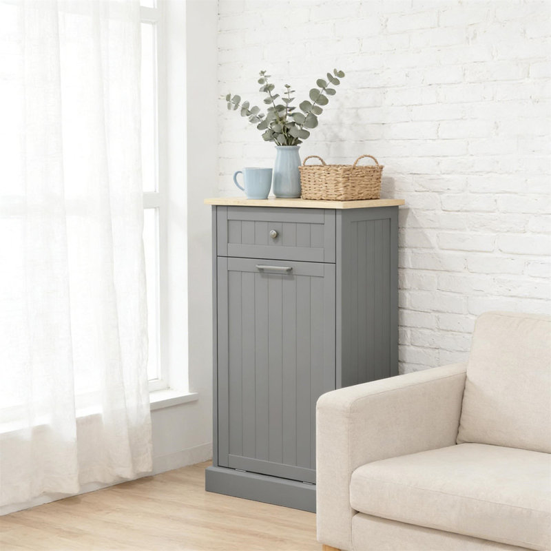 Armoire de rangement, Naturel / gris