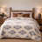 Silky Floral Plush Blanket, Korean Mink Style, Heavy 5lb Queen Blanket-123243845