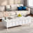 Lift-top Coffee Table With Foldable Top, 2 Drawers, Hidden Storage Compartment And Metal Legs-655022880