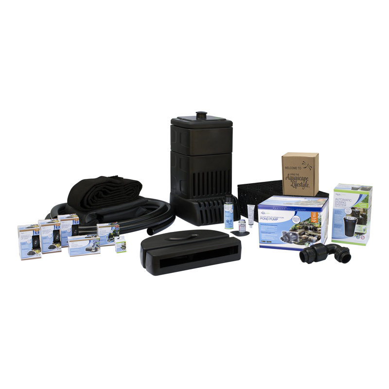 Large Pondless Waterfall Kit with Adjustable Flow Pump and LED Lights