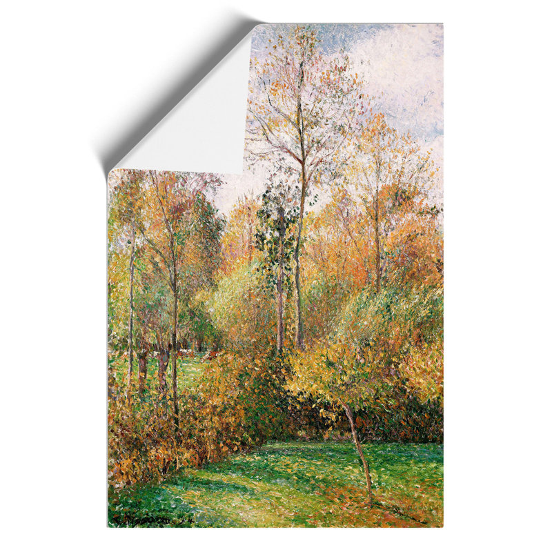 Autumn Wood by Camille Pissarro - Frameless Print, 42cm H x 30cm W x 0.1cm D