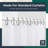 Solid Plastic Shower Curtain Hooks Rings-15866126