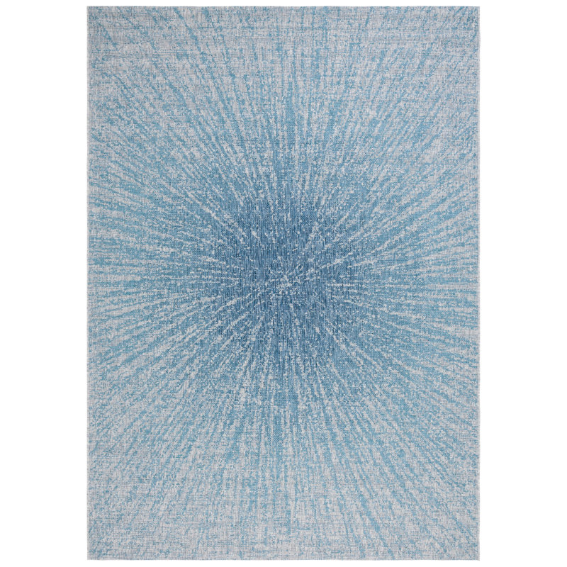 Barica Performance Abstract Indoor/Outdoor Area Rug, Rectangle 8' x 11'