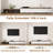 Extendable TV Stand With Led Lights, Modern Reversible TV Console-821796628