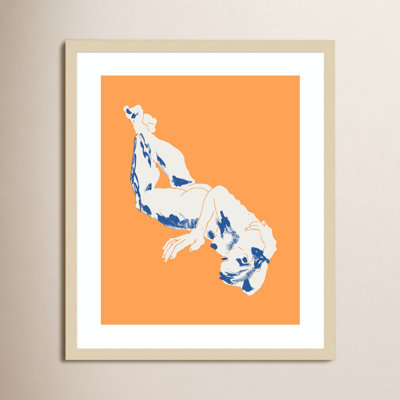 Nude Orange Print by Francesco Gulina