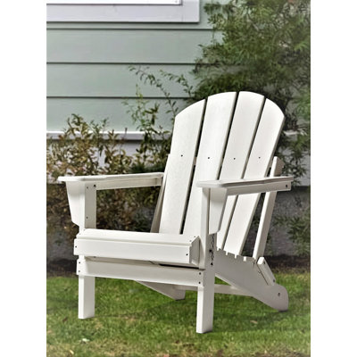 Chaise Adirondack pliable en résine / bénéfique