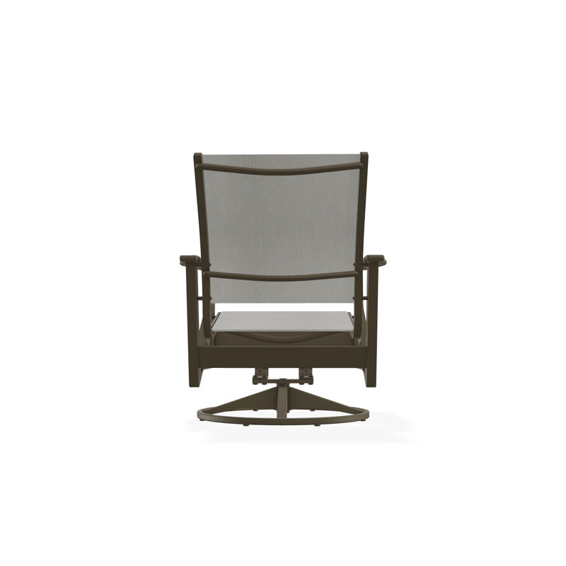 Chaise longue pivotante Wexler, Beachwood, Huître Augustine