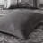 7 Piece Grey Bedding - King Fine Comforter In Luxury