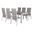 Faiyaz 6 - Person Patio Dining Set with Extendable Rectangular Table