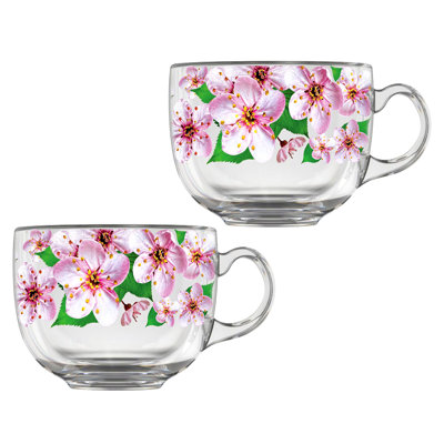 Jumbo Glass Mug 17 Fl Oz