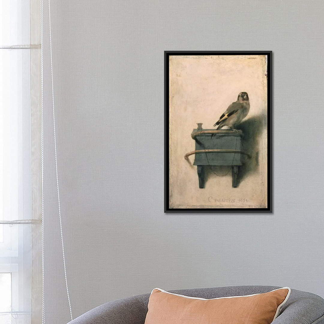 " The Goldfinch, 1654 " by Carel Fabritius East Urban Home Mat 