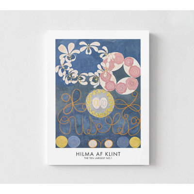 Hilma af Klint - The Ten Larmost No. 1 - Art botanique abstrait