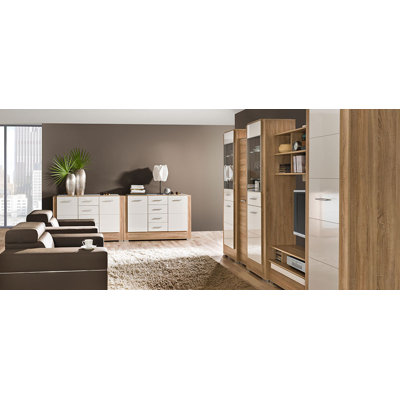 Bikram Solid Wood 137cm W 4 - Drawer Chest of Drawers
