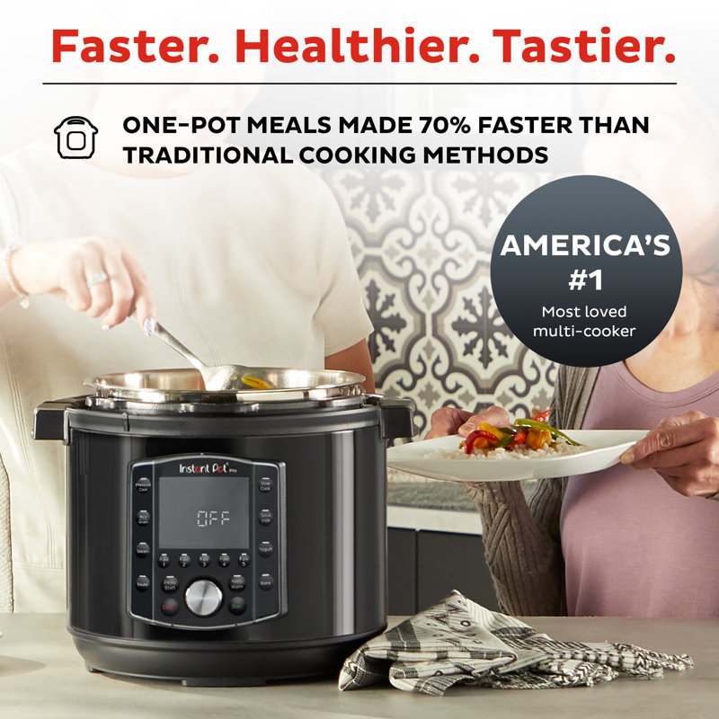 Instant Pot Pro Multi-Use Electric Pressure Cooker, 8 Qt.