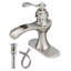 Robinet pour salle de bain à un trou avec drain Waterfall-47487309
