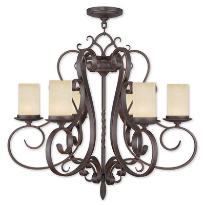 Lustre classique / traditionnel à 5 lumières Bressler