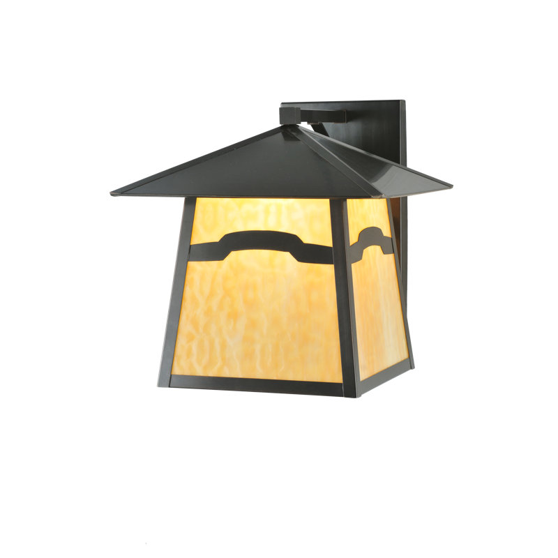 Outdoor Wall Lantern, 15" H x 16" W x 18" D