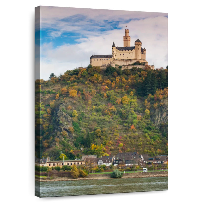 Marksburg Castle, 24" H x 16" W