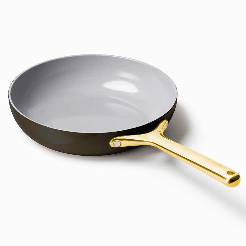 Caraway 10.5" Iconics Nonstick Ceramic Fry Pan Black/Gold, Black/Gold