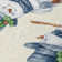 Machine Washable Indoor/Outdoor Christmas Snowman Xhevrie Ivory Rug