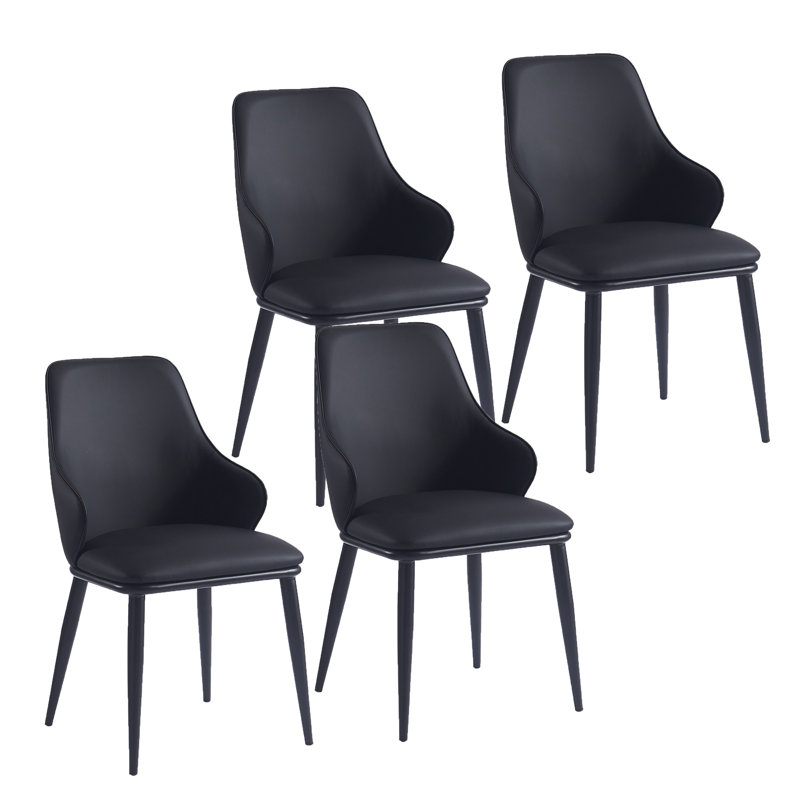 Chaise de salle à manger Dash, Noir
