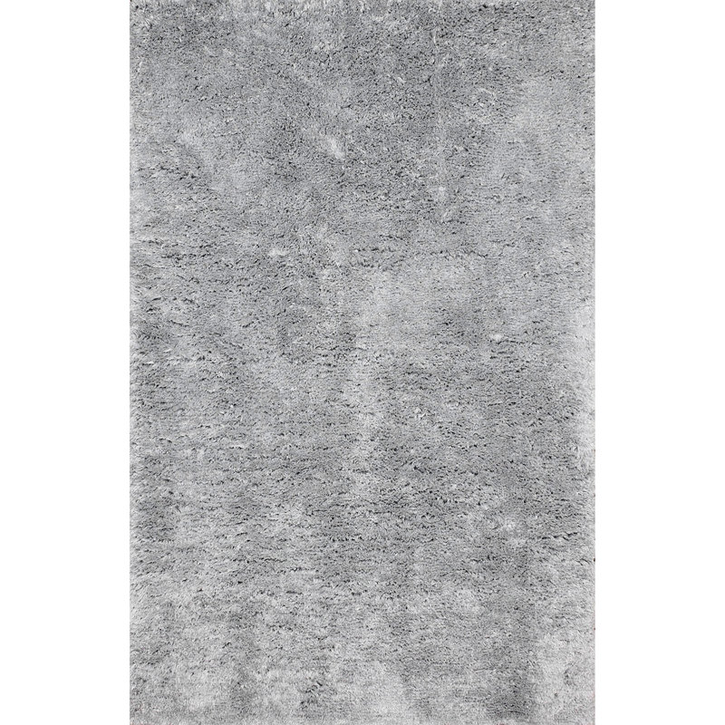 Tapis gris touffeté à la main Shadwick, Rectangle 3 pi x 5 pi