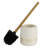 Bath Bliss Plastic Toilet Brush and Holder