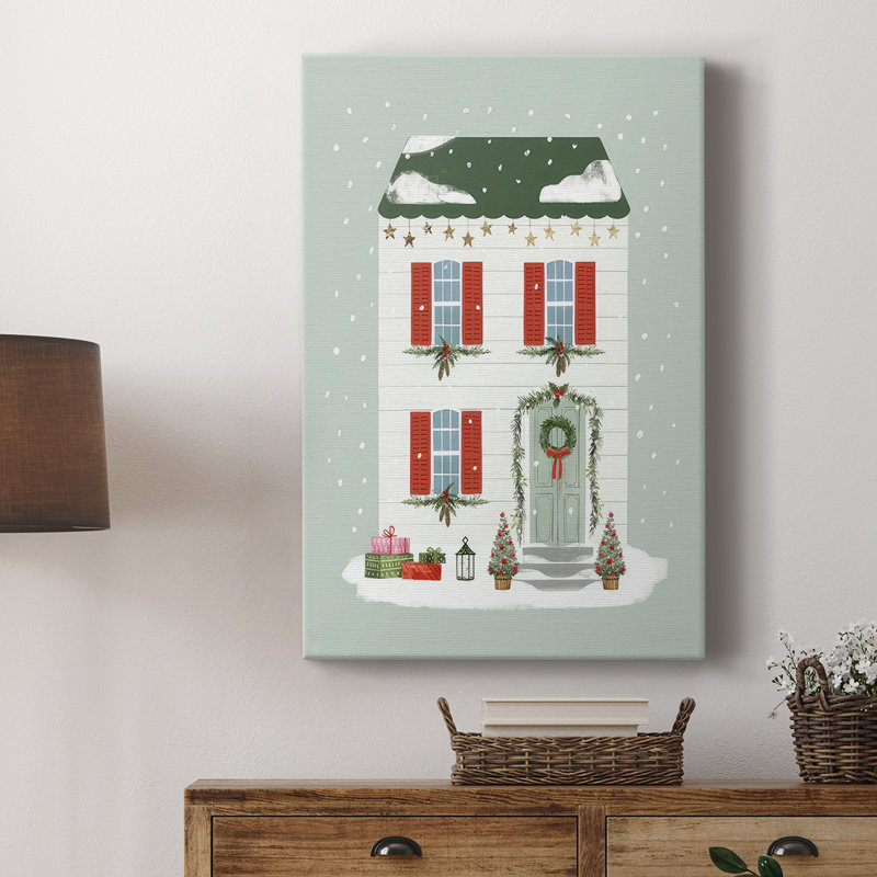 Porte d'entrée festive IV - galerie Cavas sur mesure, H 18 po x l 12 po