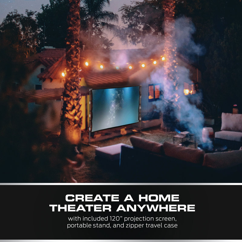 Monster Home Theater Projector 2000 Lumens Portable Projector