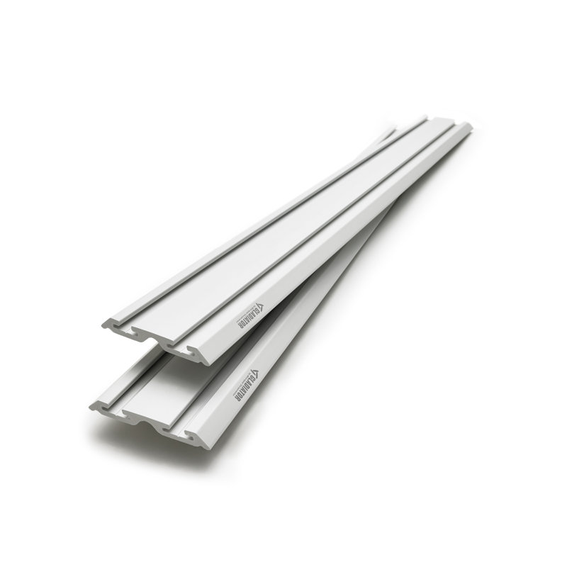 4' Wide Geartrack Channels, Smoke