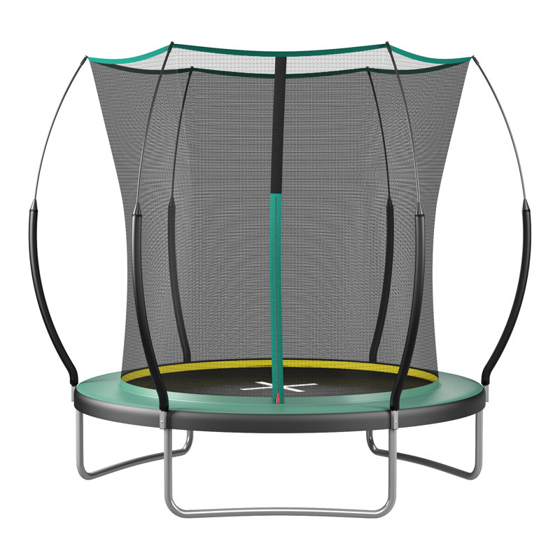 Trampoline 8 pi Springfree No Gap - vert, Vert