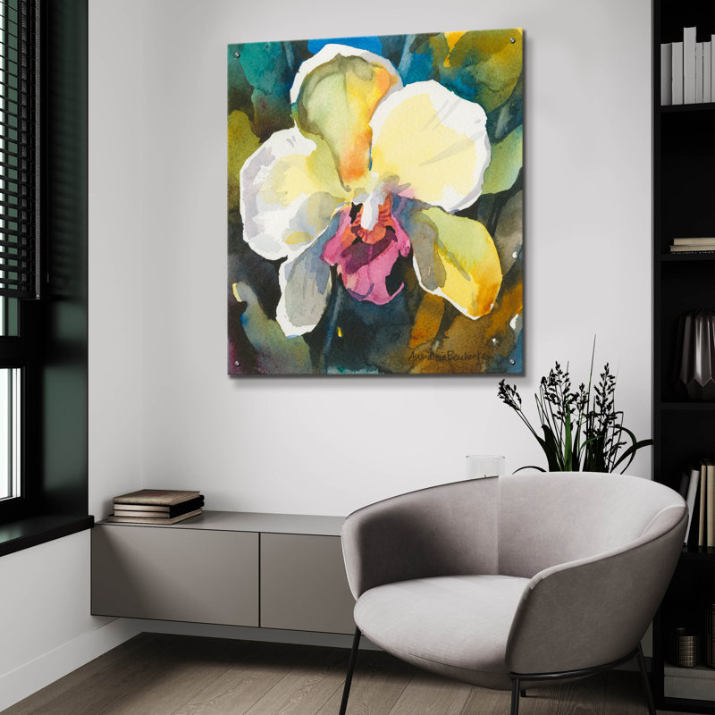 «Elegance» par Annelein Beukenkamp, art mural en verre acrylique, H 36 po x l 36 po x P 0,2 po