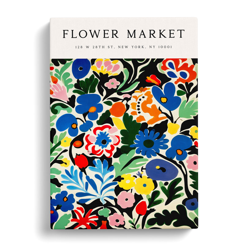 New York Flower Market Exhibition No.6 - Wrapped Canvas, 60cm H x 40cm W x 3cm D